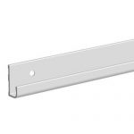 Rails de cimaise universel aluminium anodisé argent H24 pour charge lourde - 23141710 - 5-pieces - 100-3-locm-13 - ana-15-co-7 - 80-charge-max-m-lineaire-kg