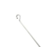 Tige aluminium 4x4 mm anodisé argent forme crosse (Dispo en 3 mètres) - 23142710 - 10-pieces - cr-6-pl-6 - ana-15-co-7 - 100-3-locm-13