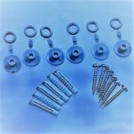 Accessoires pour la pose de la cimaise CiviCliC - 23146000 - 5-sachets - 7-1-chmkg-20 - ou-3-fii-18
