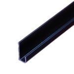 Rails de cimaise universel aluminium époxy noir H24 pour charge lourde - 23141510 - 5-pieces - 100-3-locm-13 - epn-10-co-7 - 80-charge-max-m-lineaire-kg