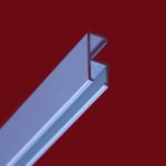 Rails de cimaise CiviCliC aluminium anodisé argent avec fixation invisible pour fil ou câble - 23146115 - 5-pieces - 150-3-lodlccm-27