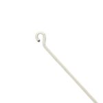 Tige aluminium 4x4 mm forme crosse époxy blanc - 23142915 - 10-pieces - epb-11-co-7 - 150-3-locm-13