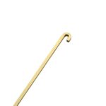 Tige aluminium 4x4 mm anodisé or forme cane - 23143810 - 10-pieces - ca-4-pl-6 - anodise-or - 100-3-locm-13